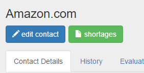 the button for editing contacts