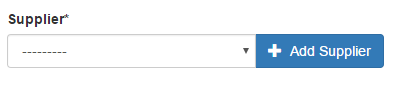 the button for adding a supplier